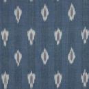 Baumwolle Ikat Stoff - Jeansblau | Meterware